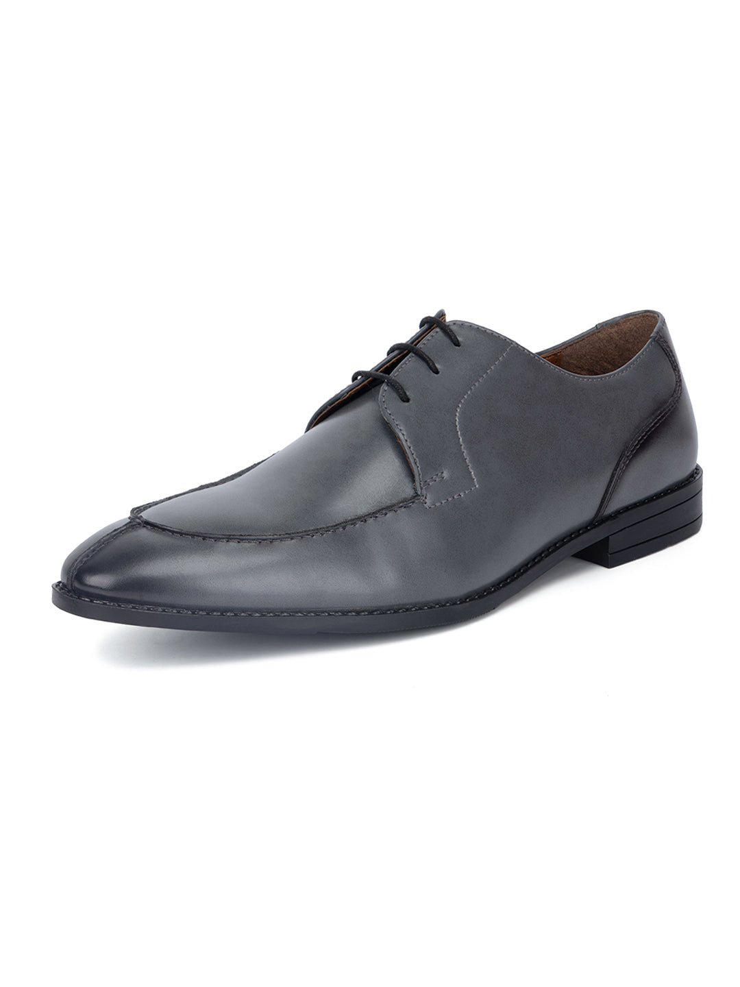 Ash Grey Derby Laceups for Men