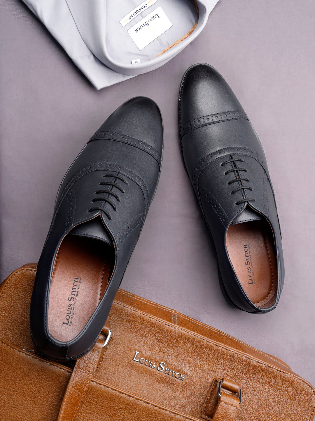 Men's Oxford Style Comfortable Formal Laceup Shoes