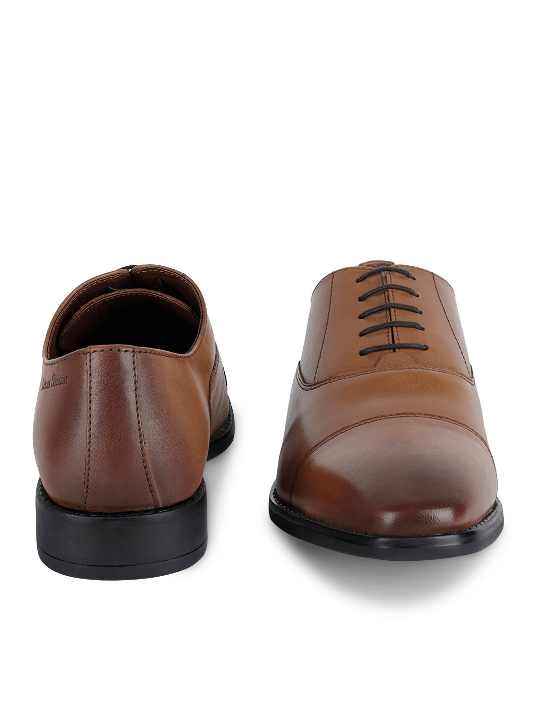 Egyptian Crust Leather Derby British Tan Shoes for Men