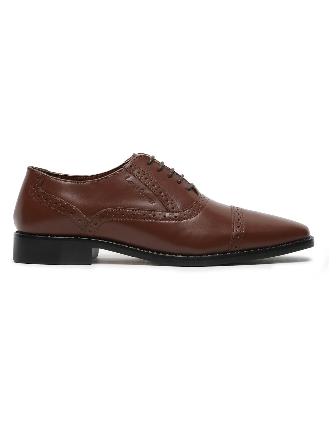 Italian Leather Oxford Russet Tan Shoes for Men