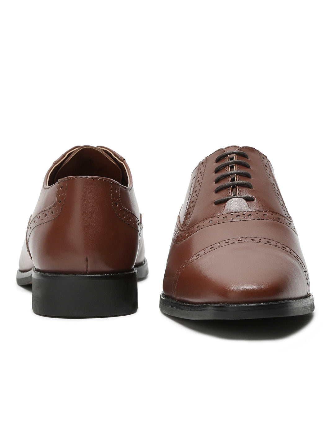 Italian Leather Oxford Russet Tan Shoes for Men