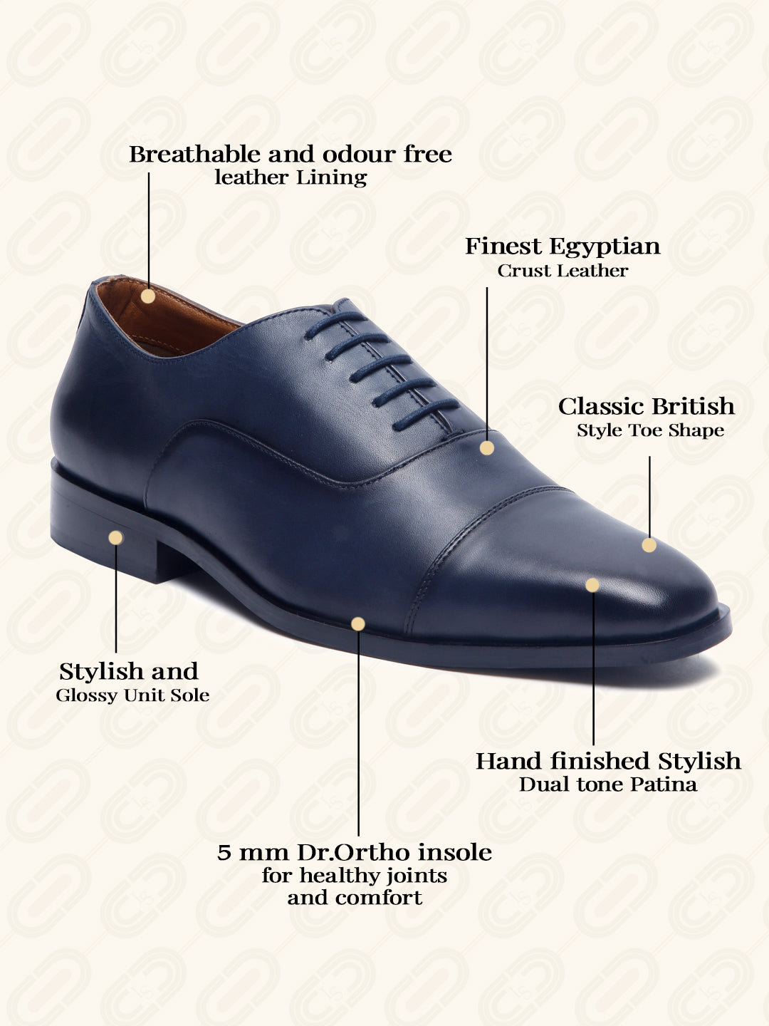 Handmade Premium Italian Leather Oxfords