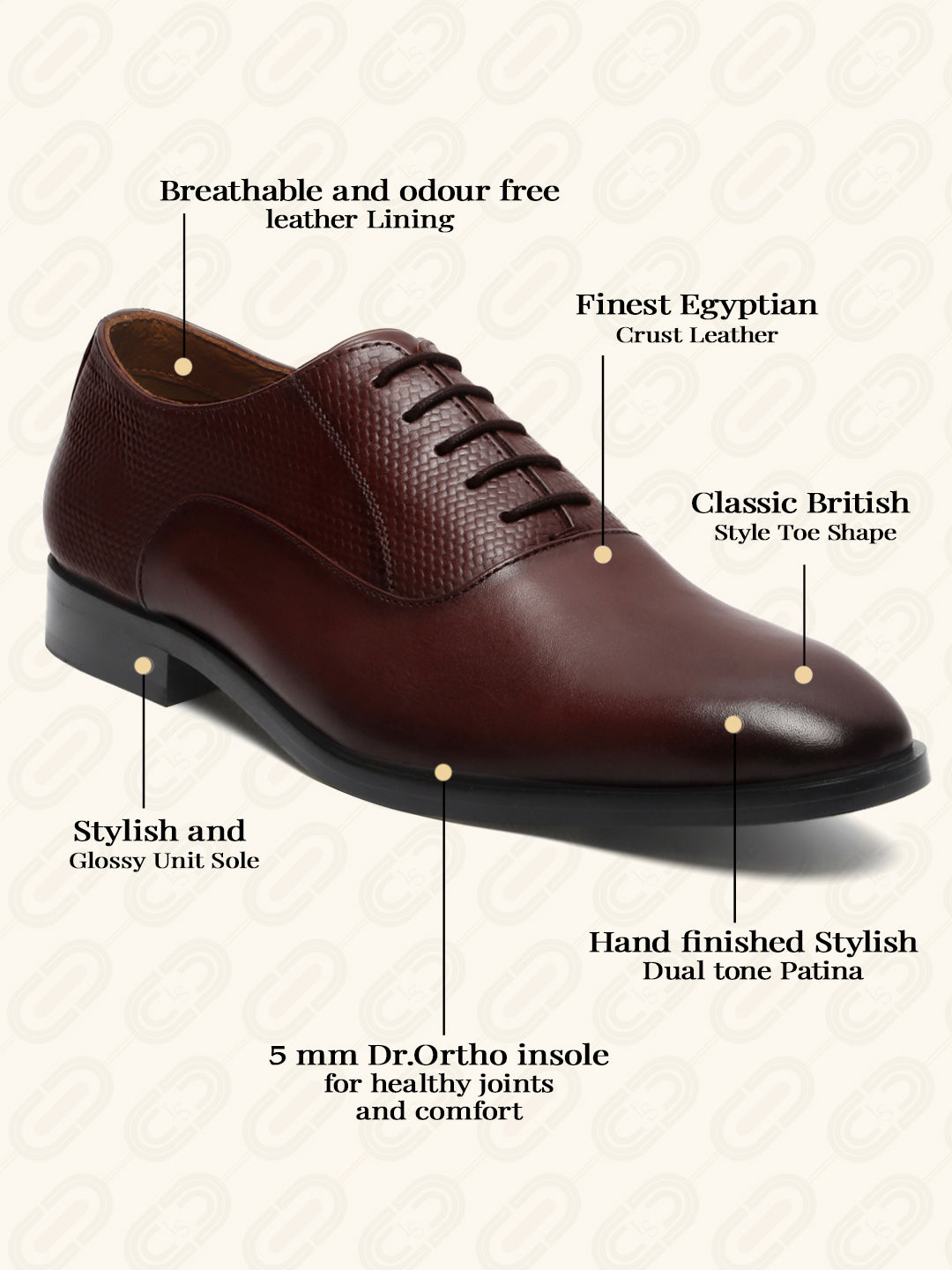 Handmade Premium Italian Leather Derby Shoes