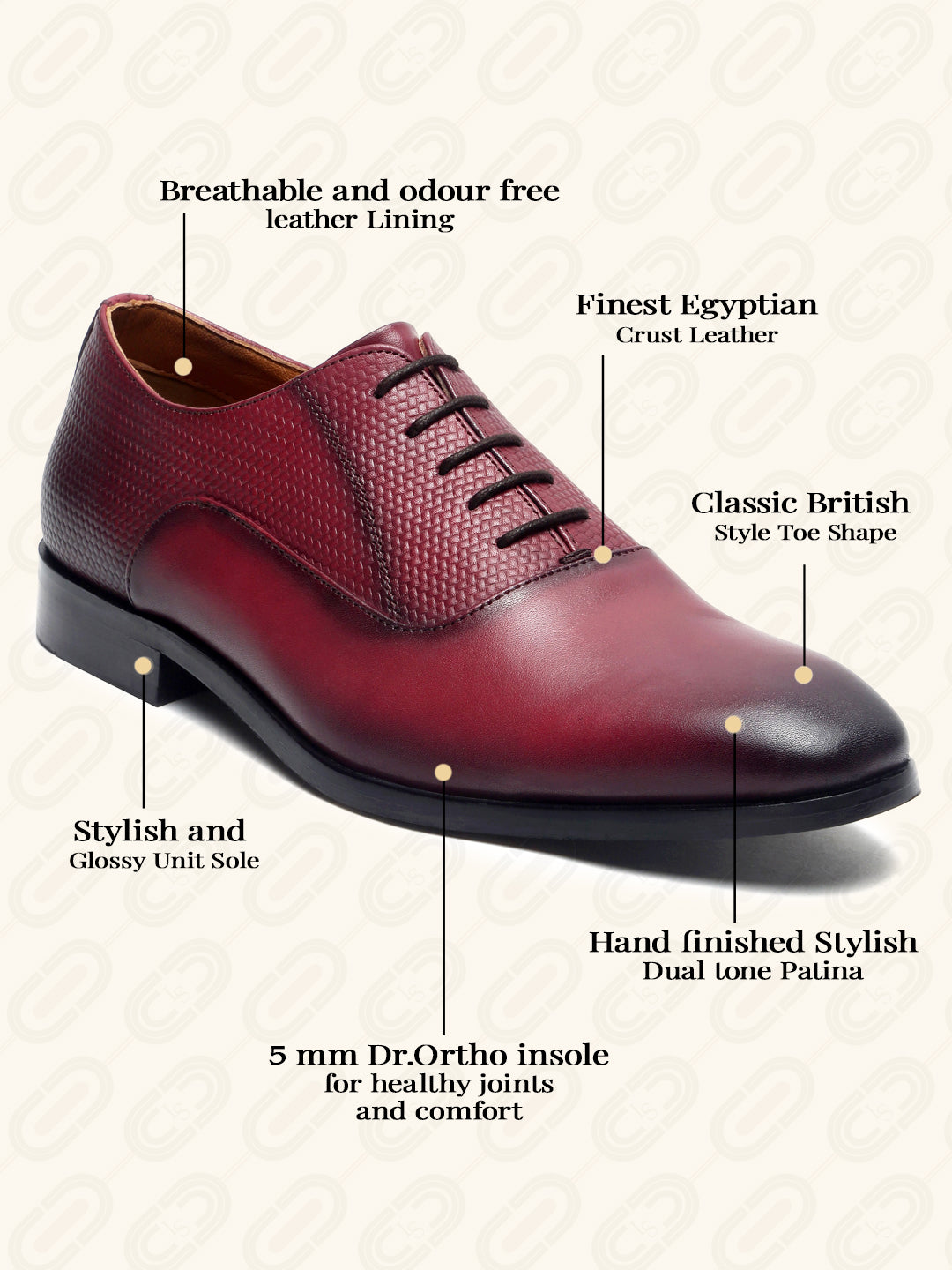 Handmade Premium Italian Leather Derby Shoes