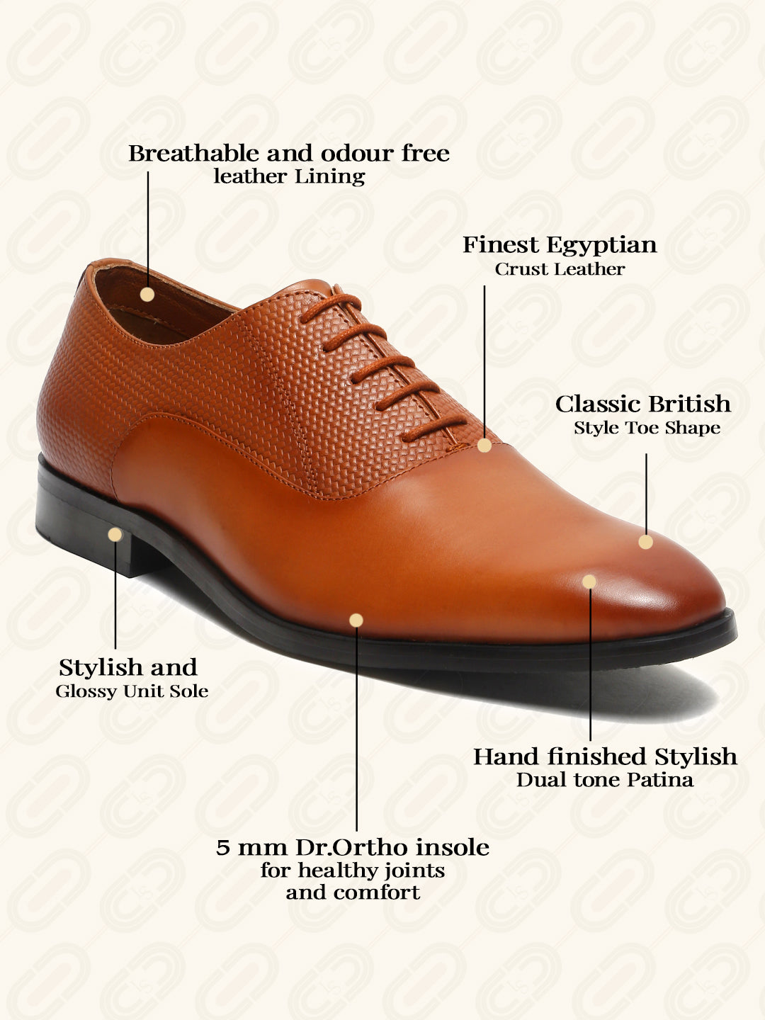 Handmade Premium Italian Leather Derby Shoes