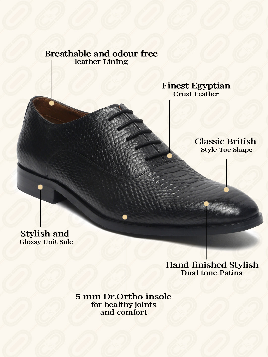 Handmade Premium Italian Leather Derby Shoes