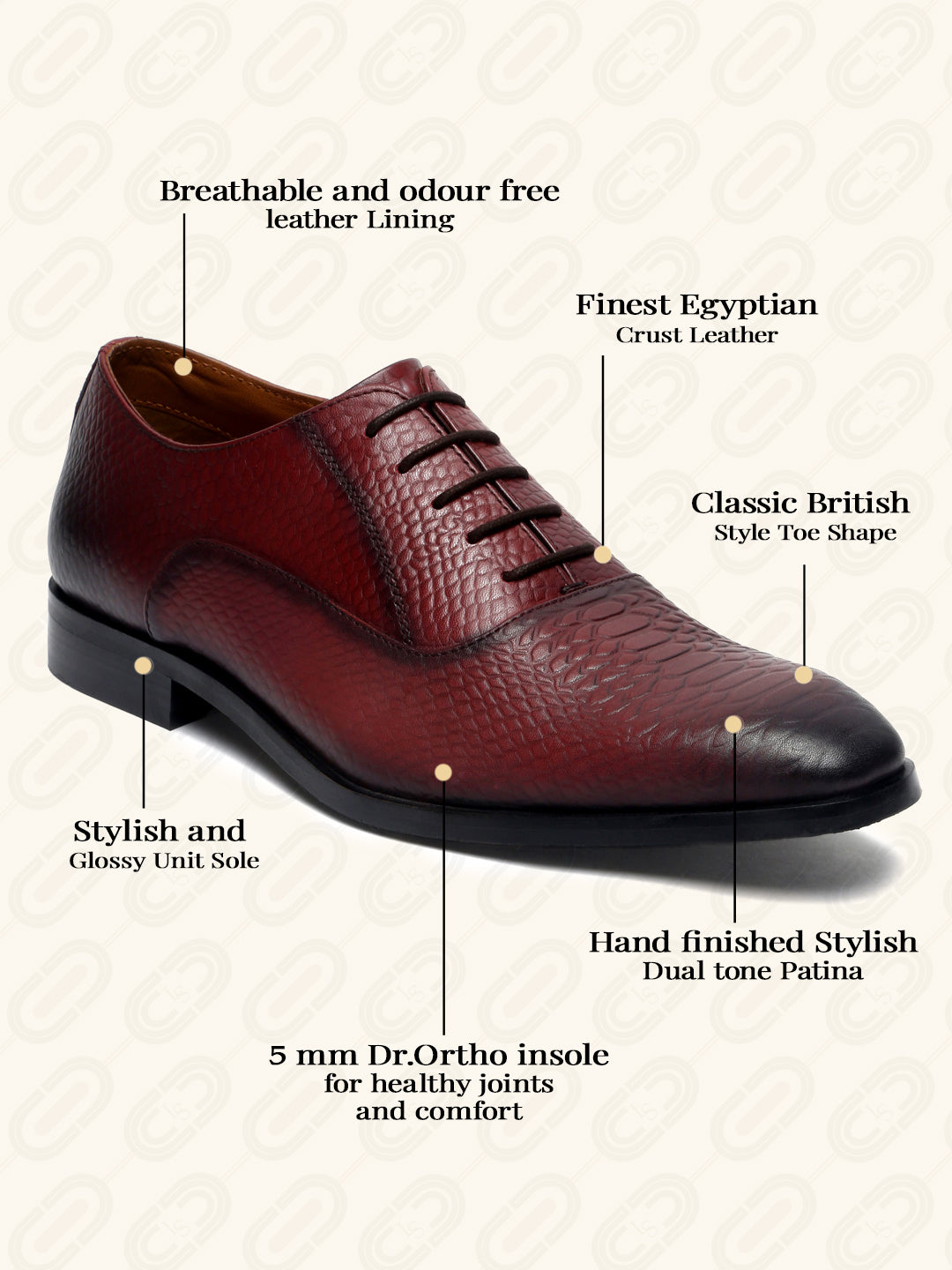 Handmade Premium Italian Leather Derby Shoes