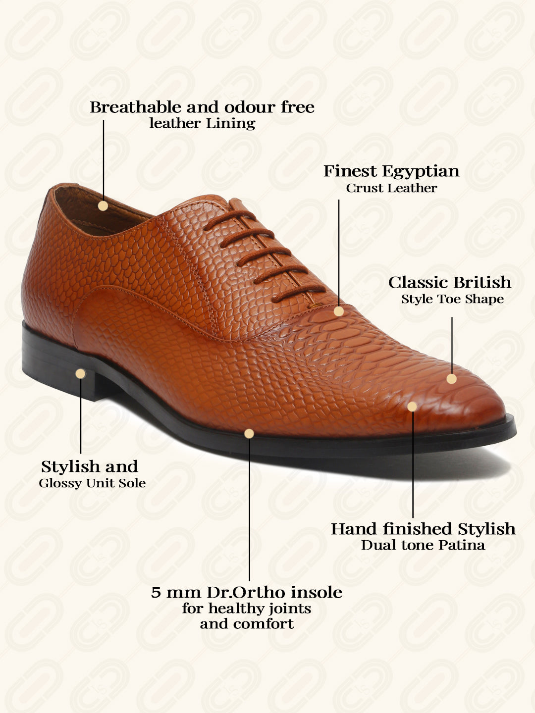 Handmade Premium Italian Leather Derby Shoes