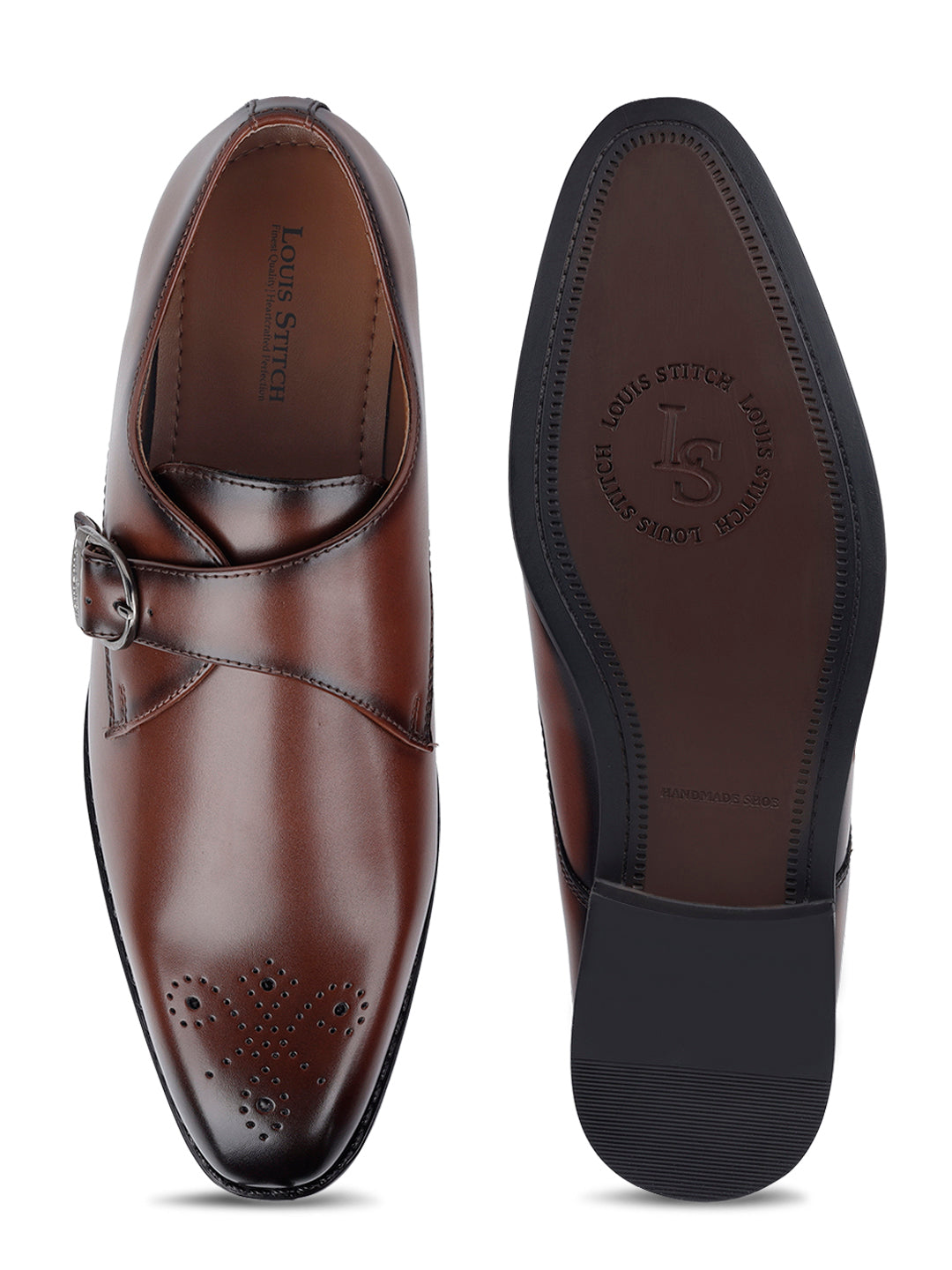 Tan Monks Slipons for Men