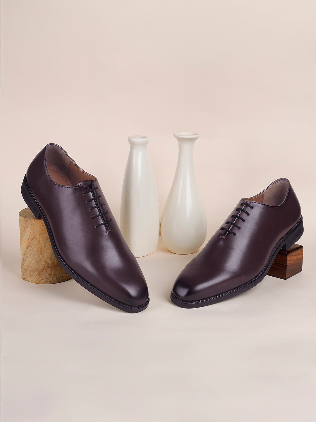 Roswewood Dual Tone Wholecut Derbys for Men