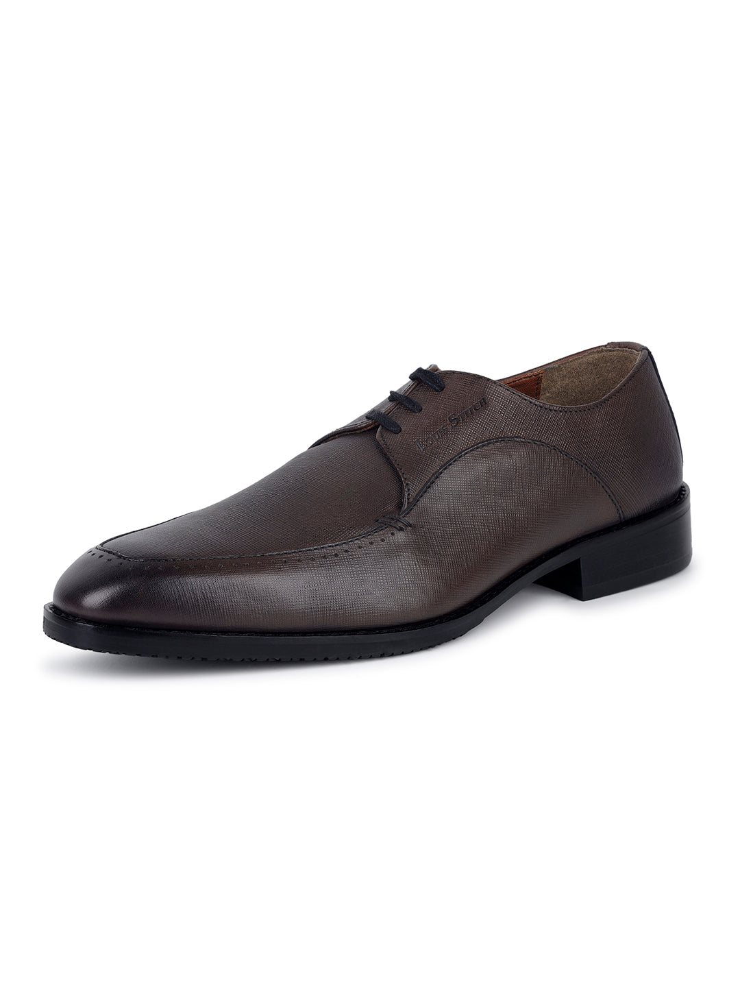 Brunette Brown Derby Style Comfortable Laceups for Men