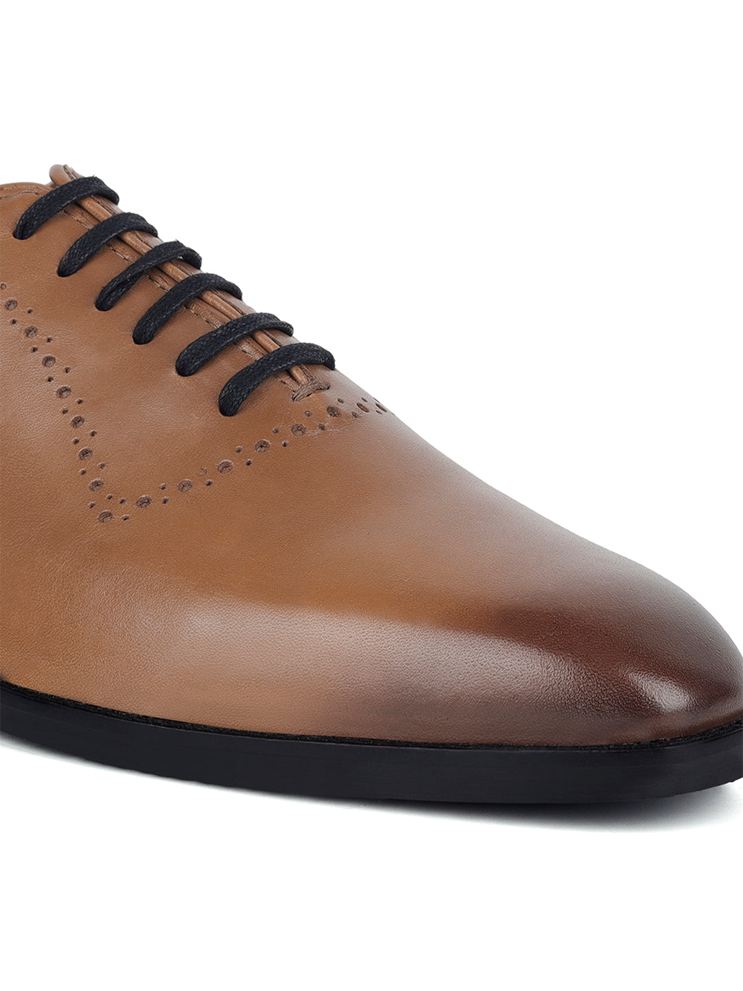 Tan Derby Style Comfortable Laceups for Men