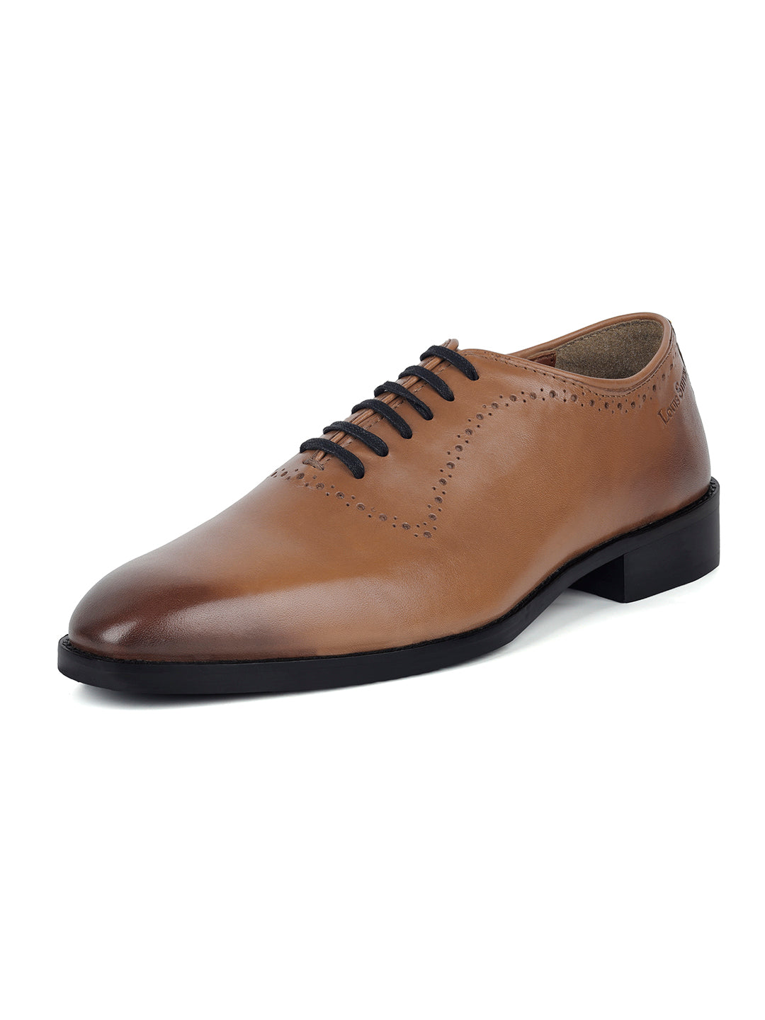 Tan Derby Style Comfortable Laceups for Men