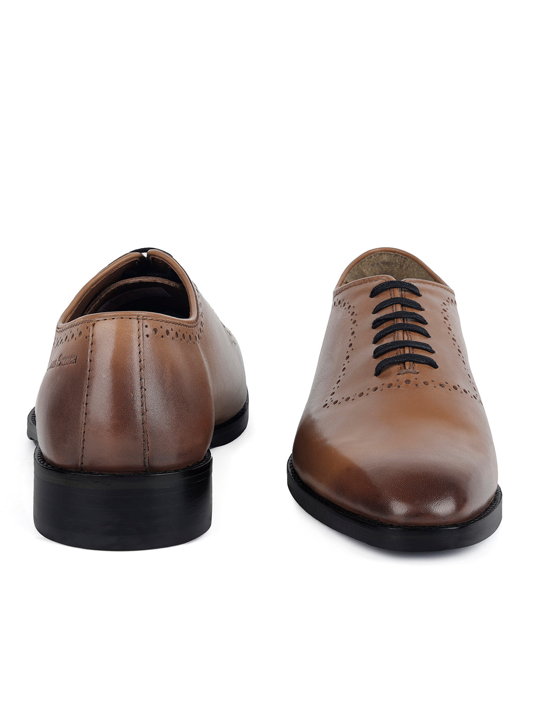 Tan Derby Style Comfortable Laceups for Men