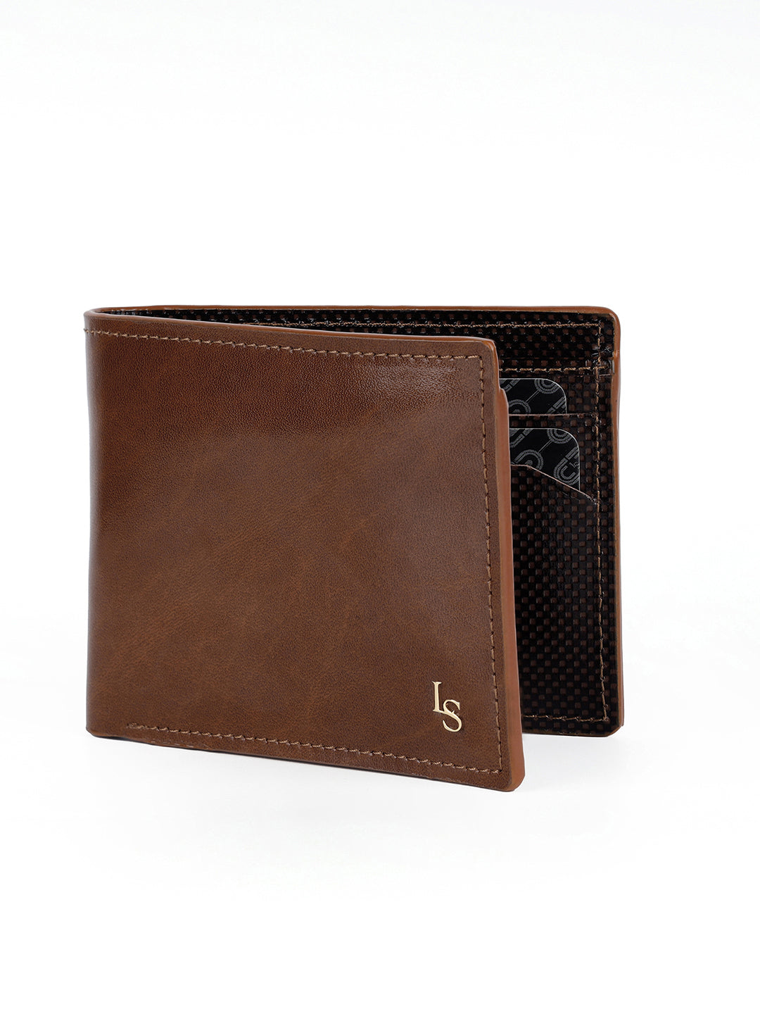 Tan Spanish Leather Bifold Wallet for Men RFID Protected