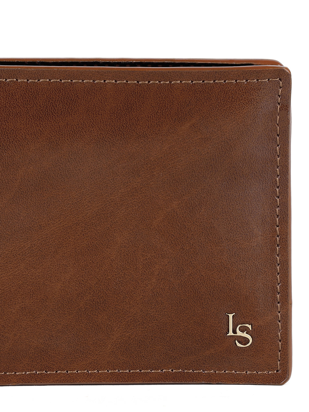 Tan Spanish Leather Bifold Wallet for Men RFID Protected