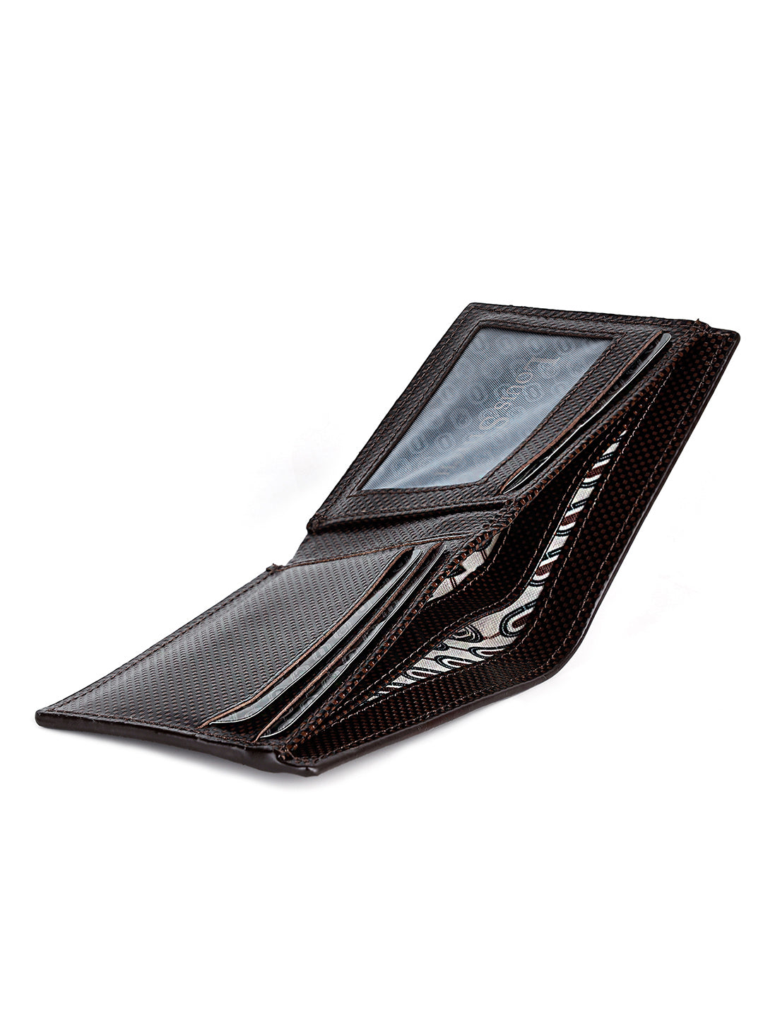 Brown Spanish Leather Bifold Wallet for Men RFID Protected