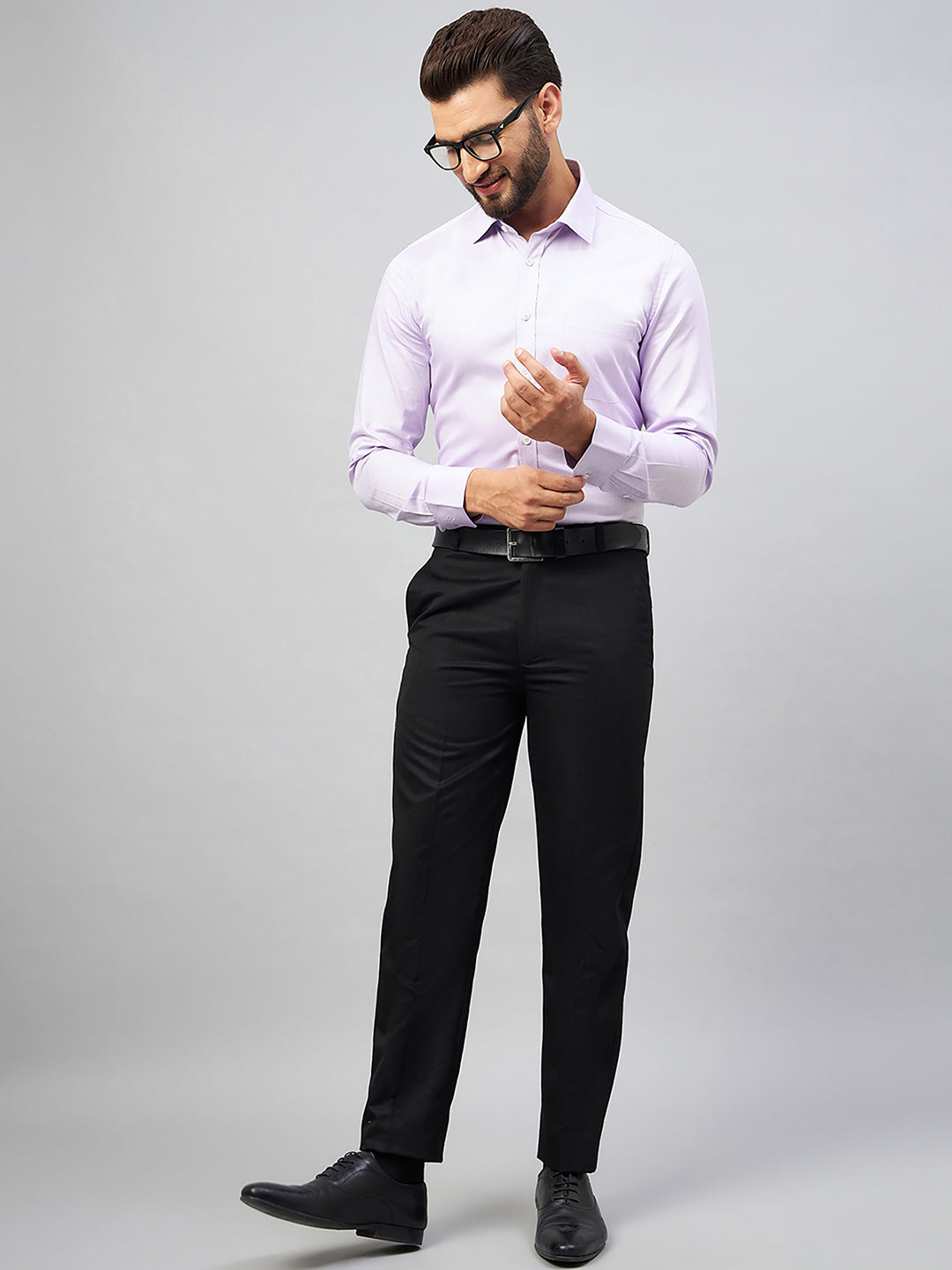 Regular Fit Formal Shirts For Men Perfectly Handfinished Collar & Cuffs