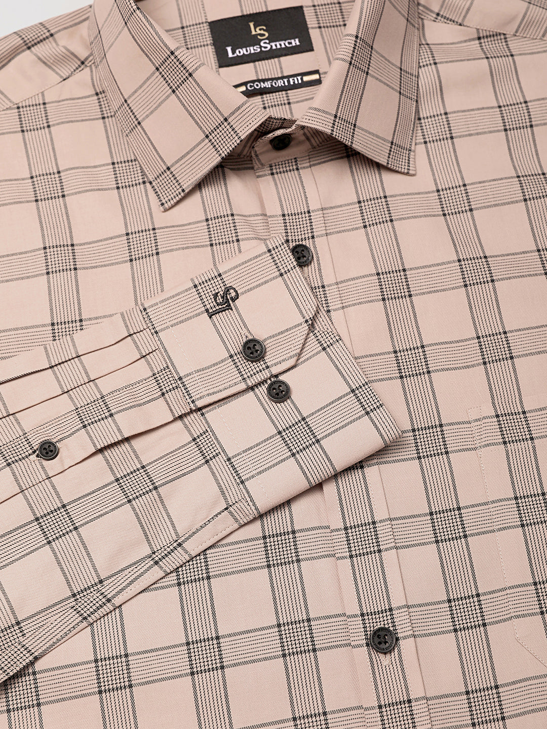 Regular Fit Formal Shirts For Men Perfectly Handfinished Collar & Cuffs