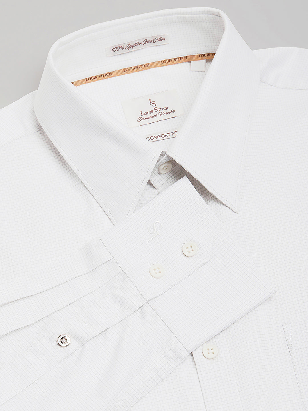 Regular Fit Formal Shirts For Men Perfectly Handfinished Collar & Cuffs