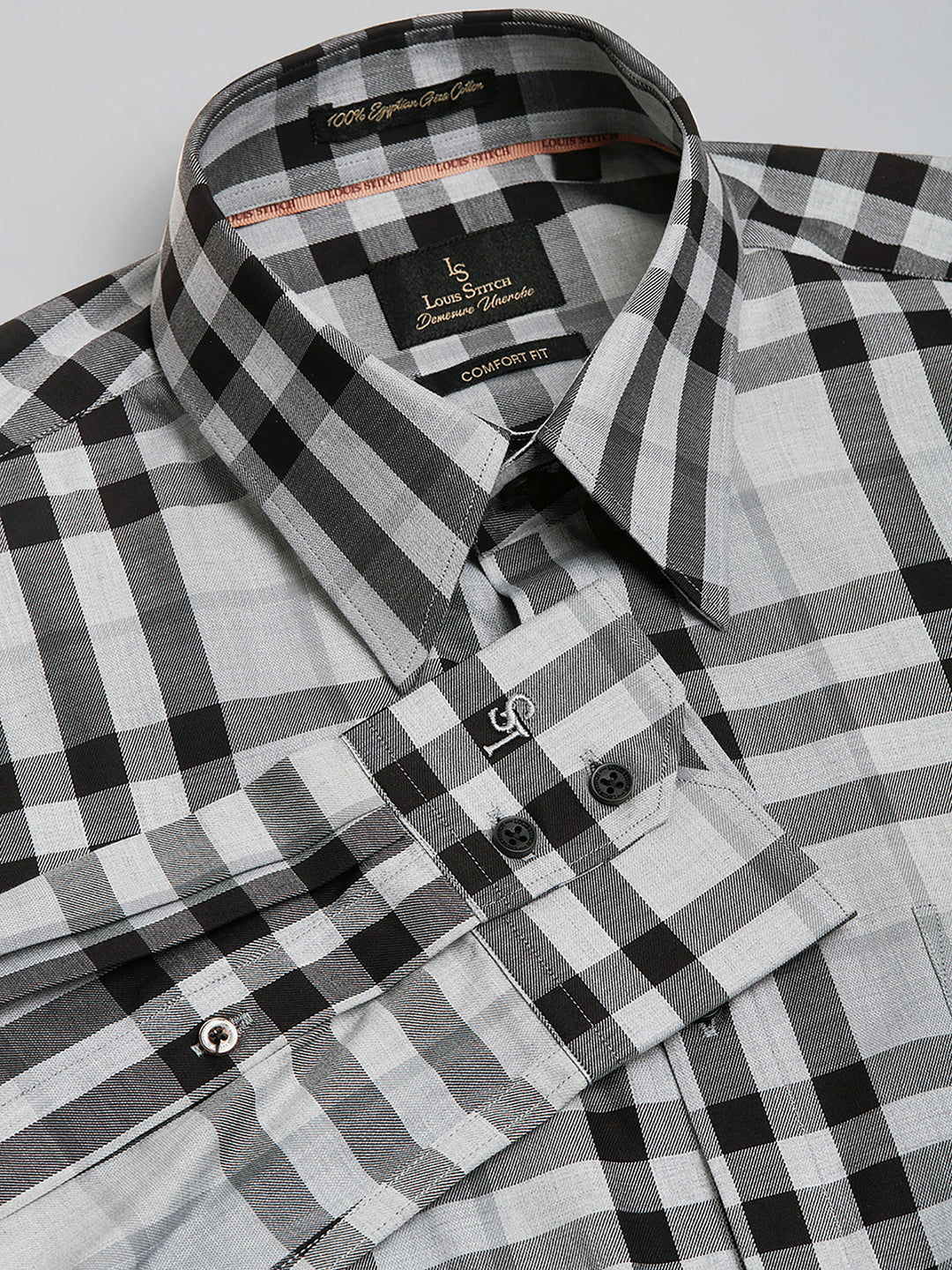 Regular Fit Formal Shirts For Men Perfectly Handfinished Collar & Cuffs