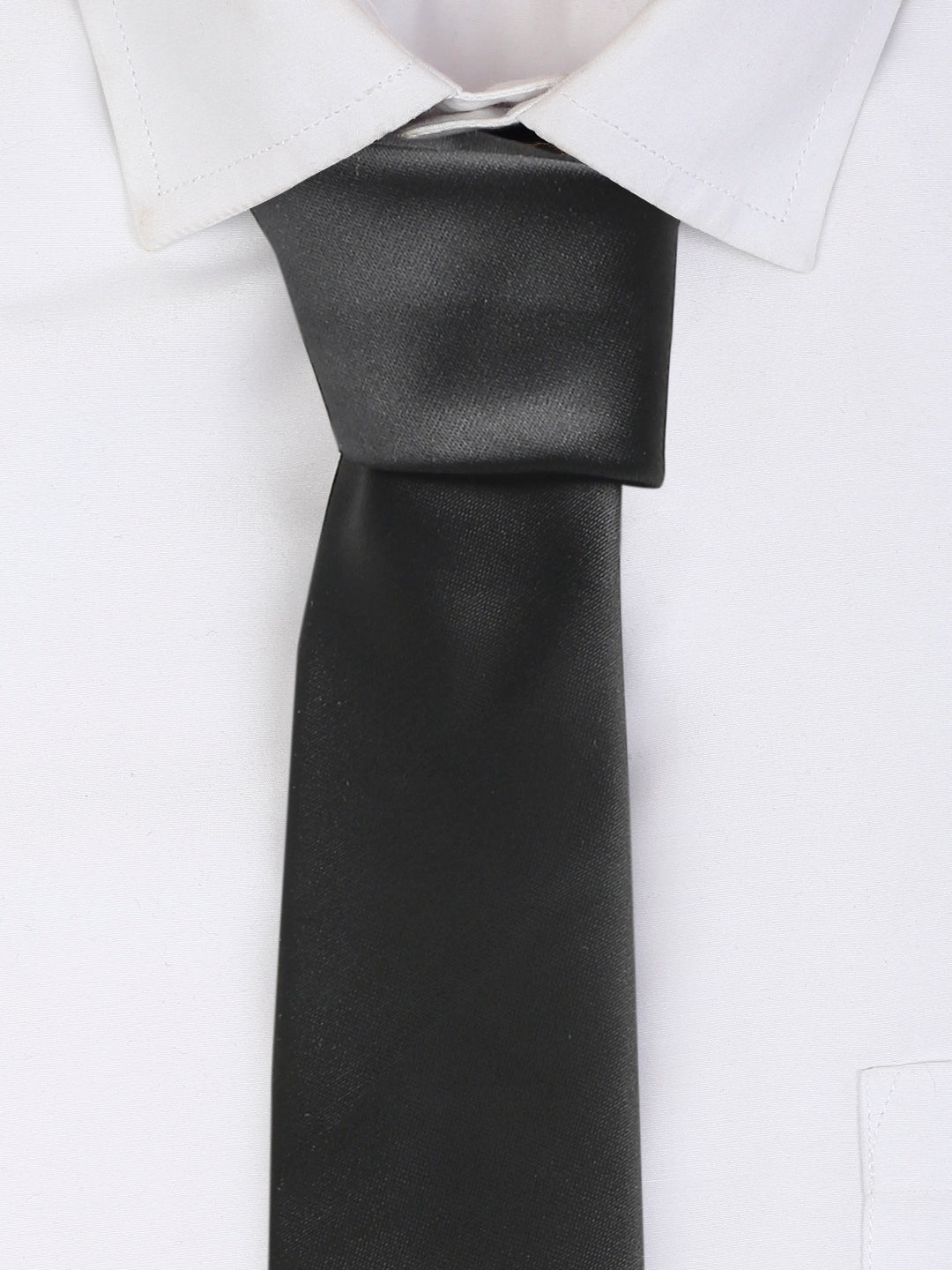 Black Luxury Italian Silk Necktie Set With Pocket Square Cufflinks Brooch Gold Tie pin