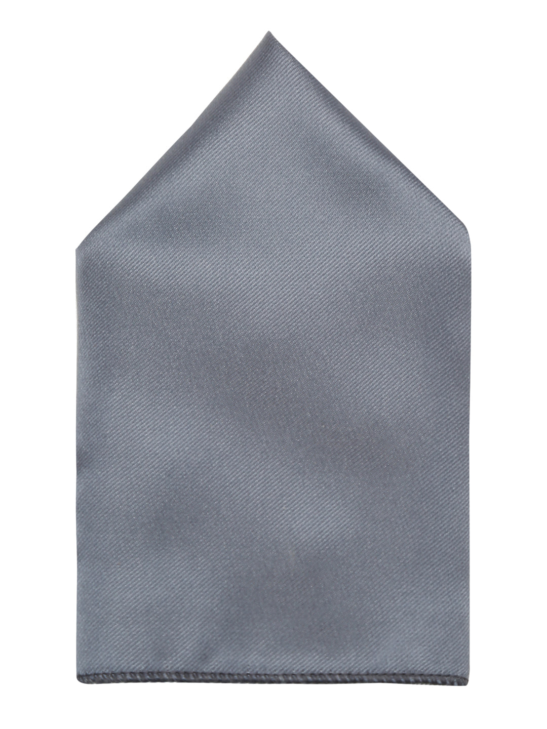 Grey Luxury Italian Silk Necktie Set With Pocket Square Cufflinks Brooch Chrome Tie pin