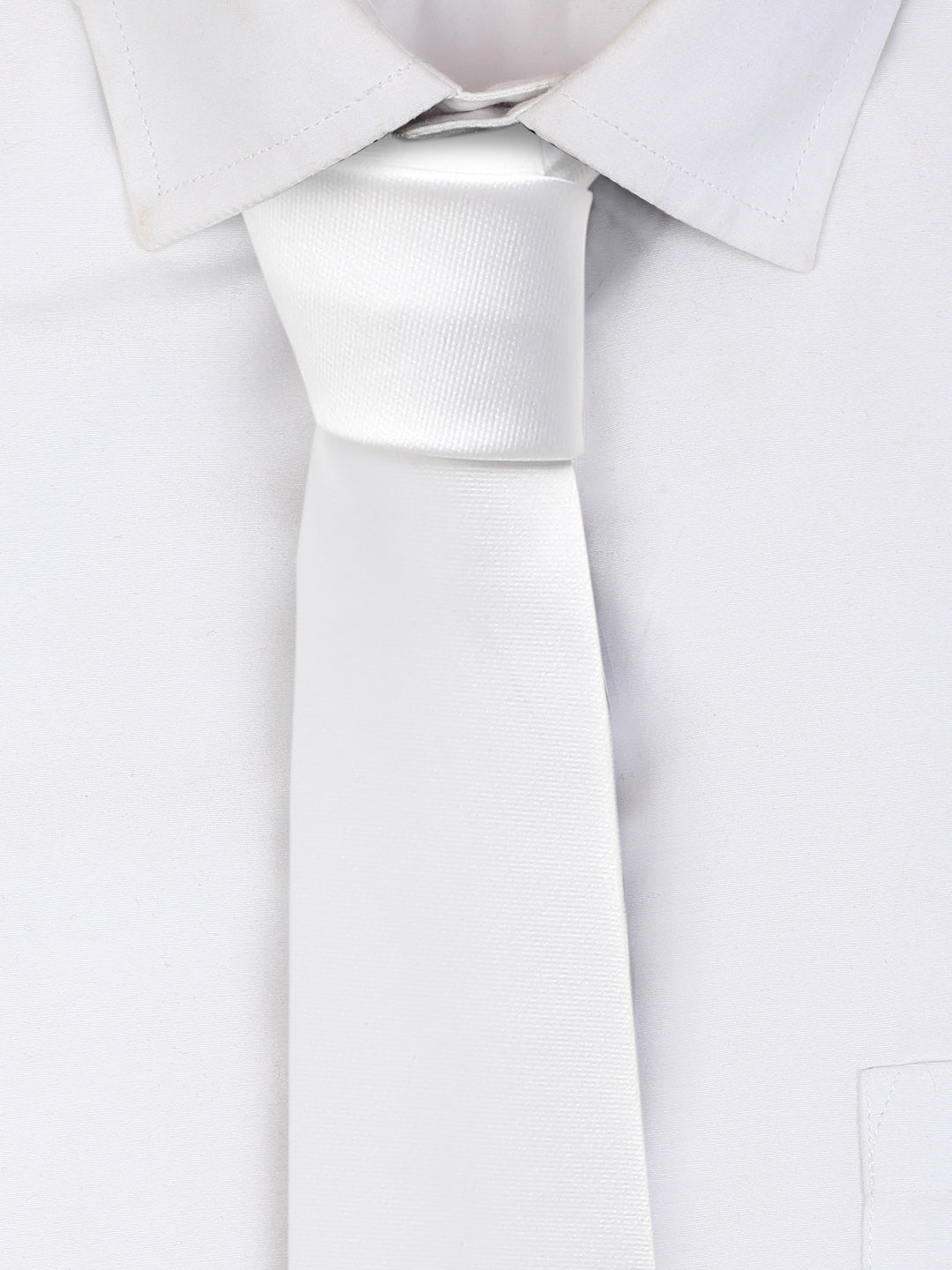 White Luxury Italian Silk Necktie Set With Pocket Square Cufflinks Brooch Gold Tie pin