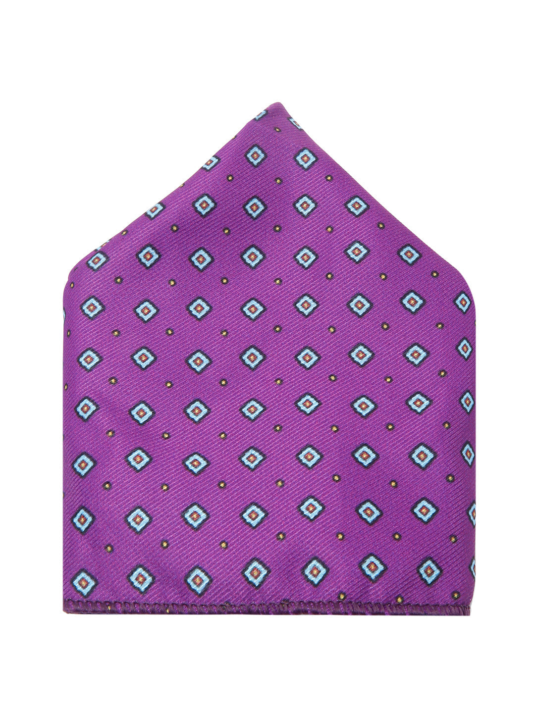 Liliac Purple Luxury Italian Silk Necktie Set With Pocket Square Cufflinks Brooch Chrome Tie pin