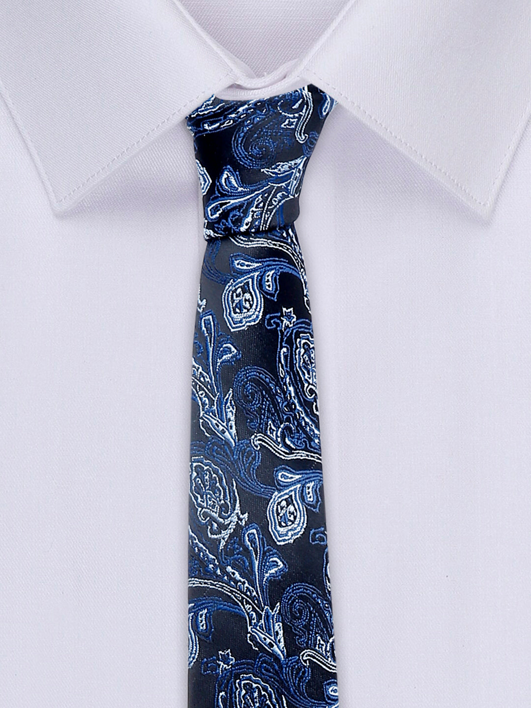 Carolina Blue Luxury Italian Silk Necktie Set With Pocket Square Cufflinks Brooch Chrome Tie pin