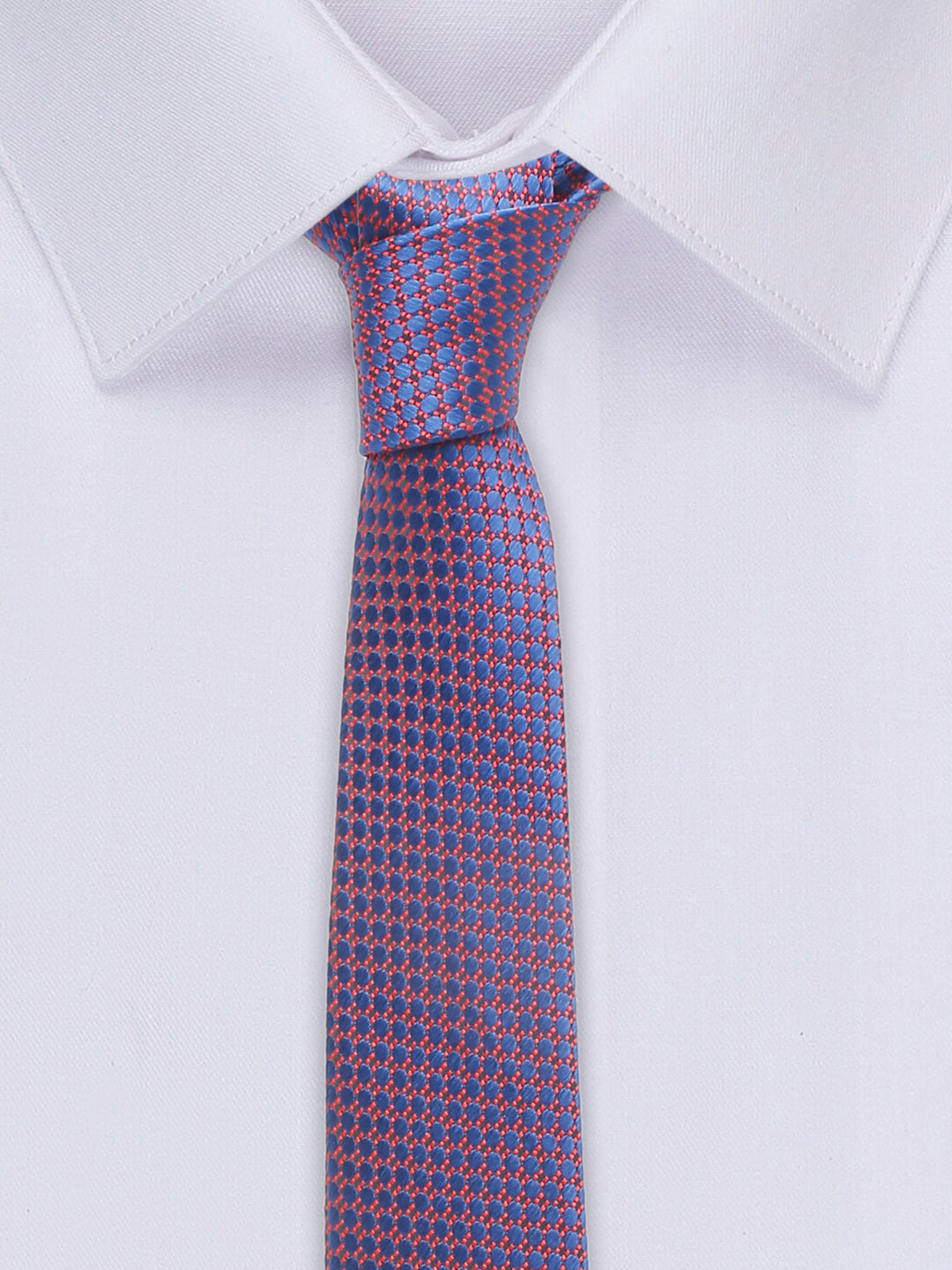 Multicolor Luxury Italian Silk Necktie Set With Pocket Square Chrome Tie pin