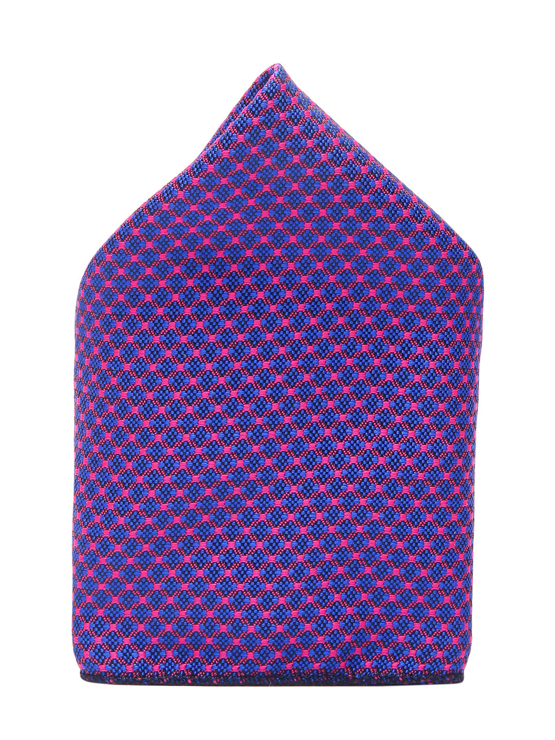 Violet Luxury Italian Silk Necktie Set With Pocket Square Chrome Tie pin