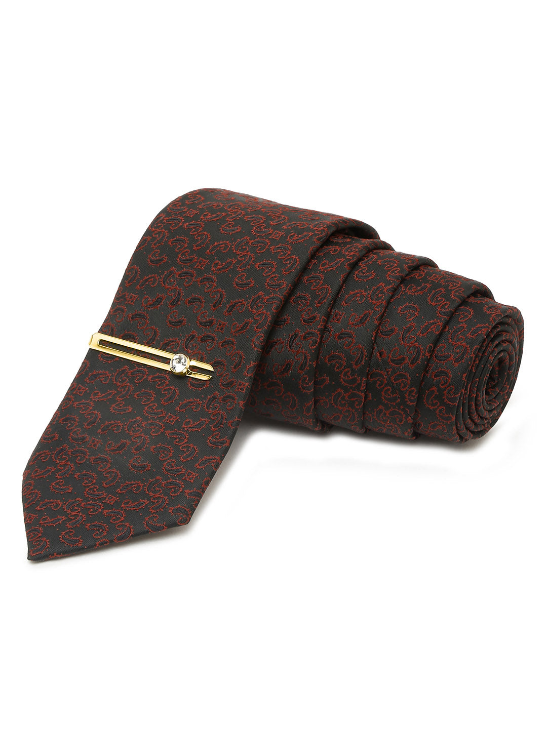 Admiral Black Luxury Italian Silk Necktie Set