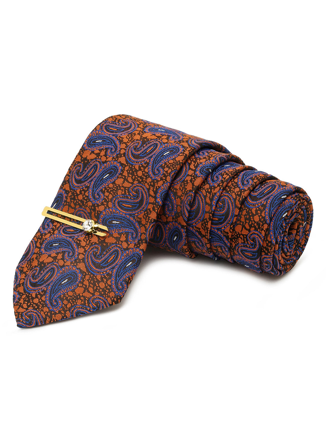 Admiral Brown Luxury Italian Silk Necktie Set