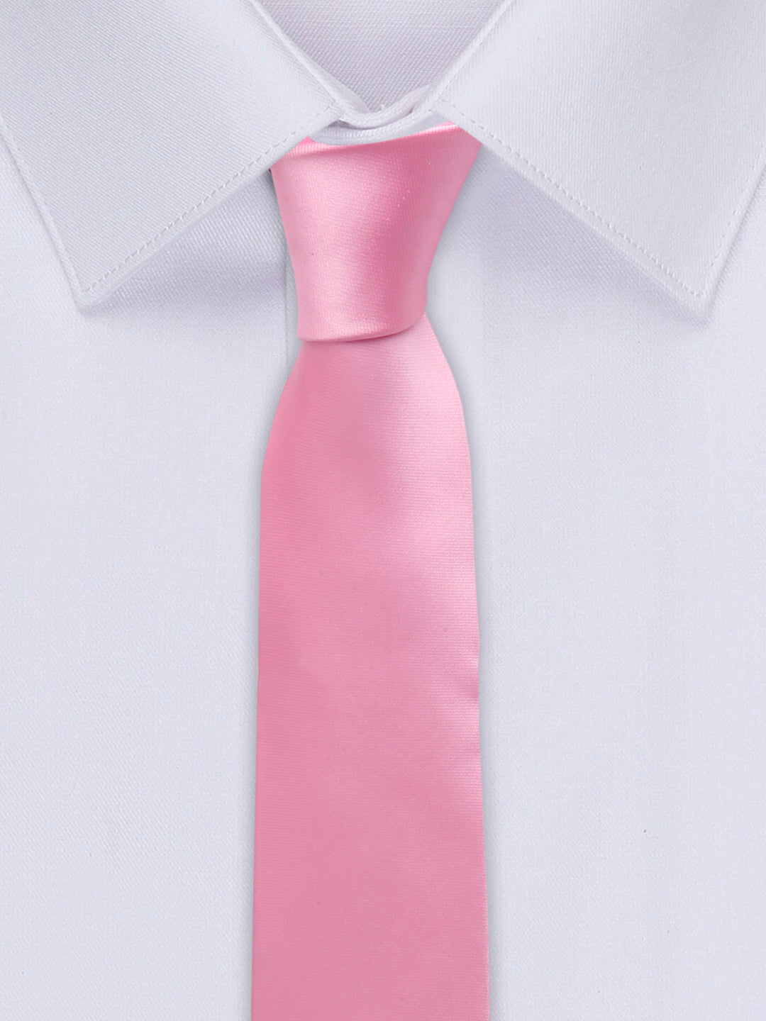 Premium Pink Luxury Italian Silk Necktie Set With Pocket Square Gold Tie pin