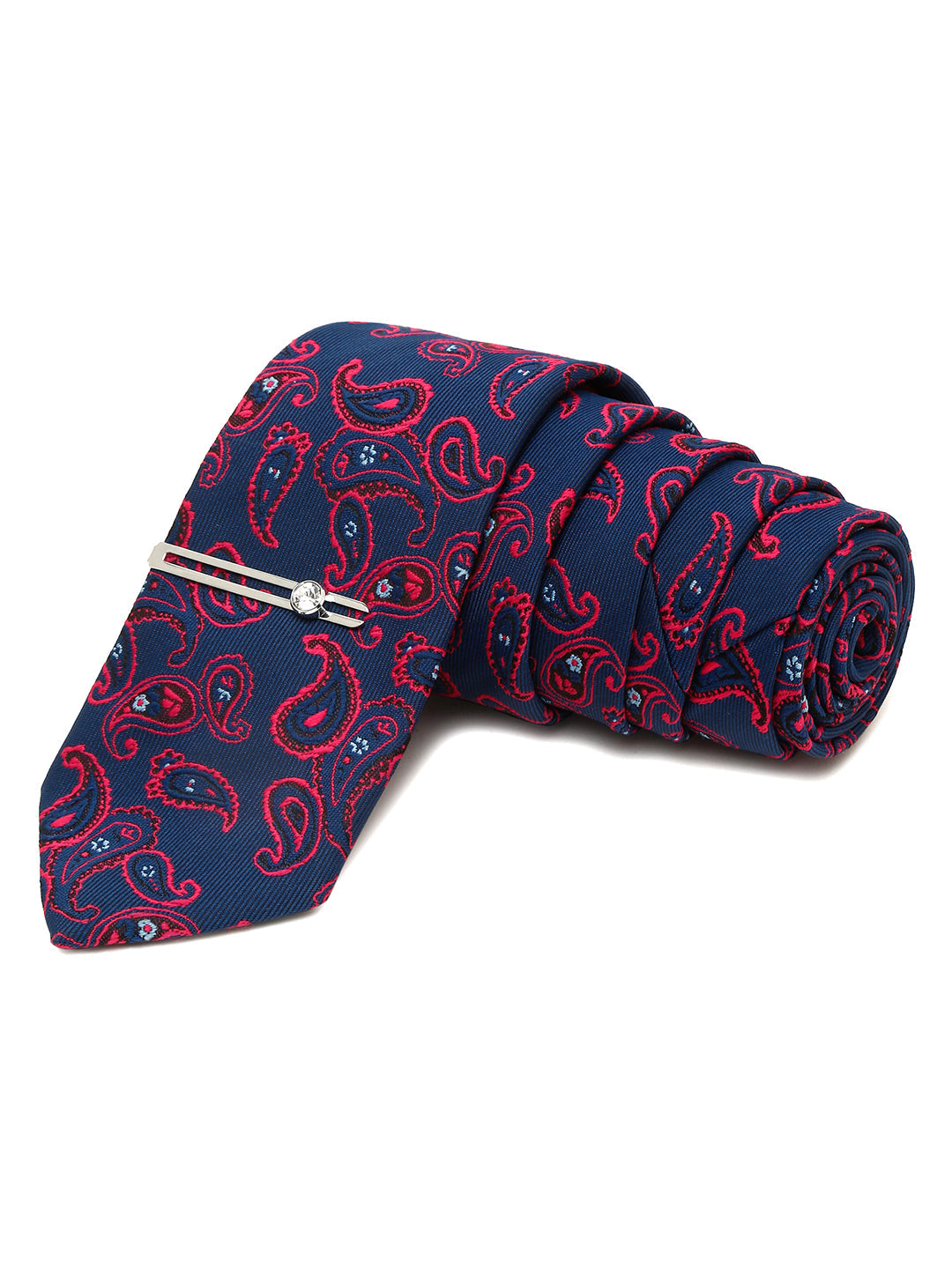 Admiral Violet Luxury Italian Silk Necktie Set