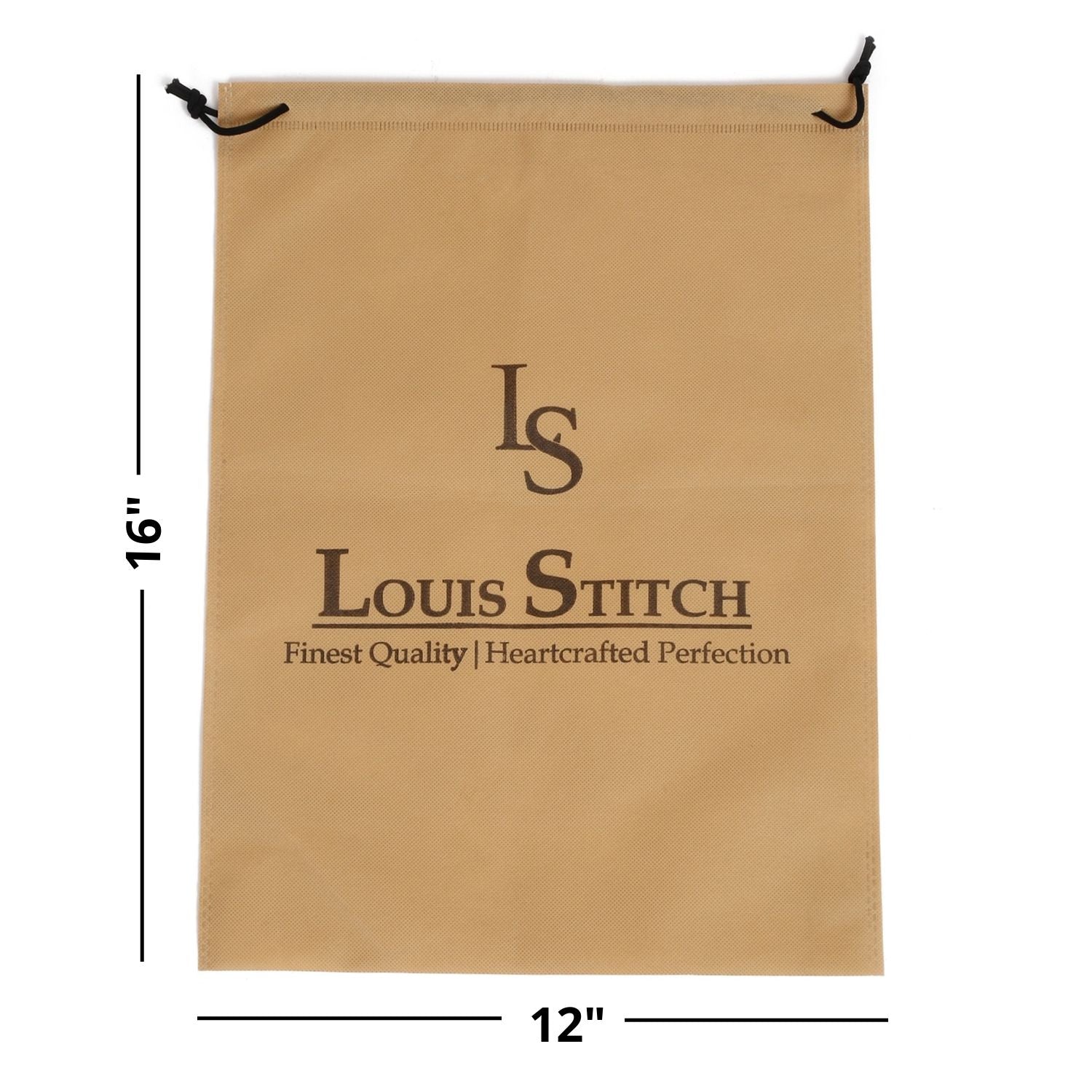 Non Woven Shoe Bag Pack Of  24 Beige Plain