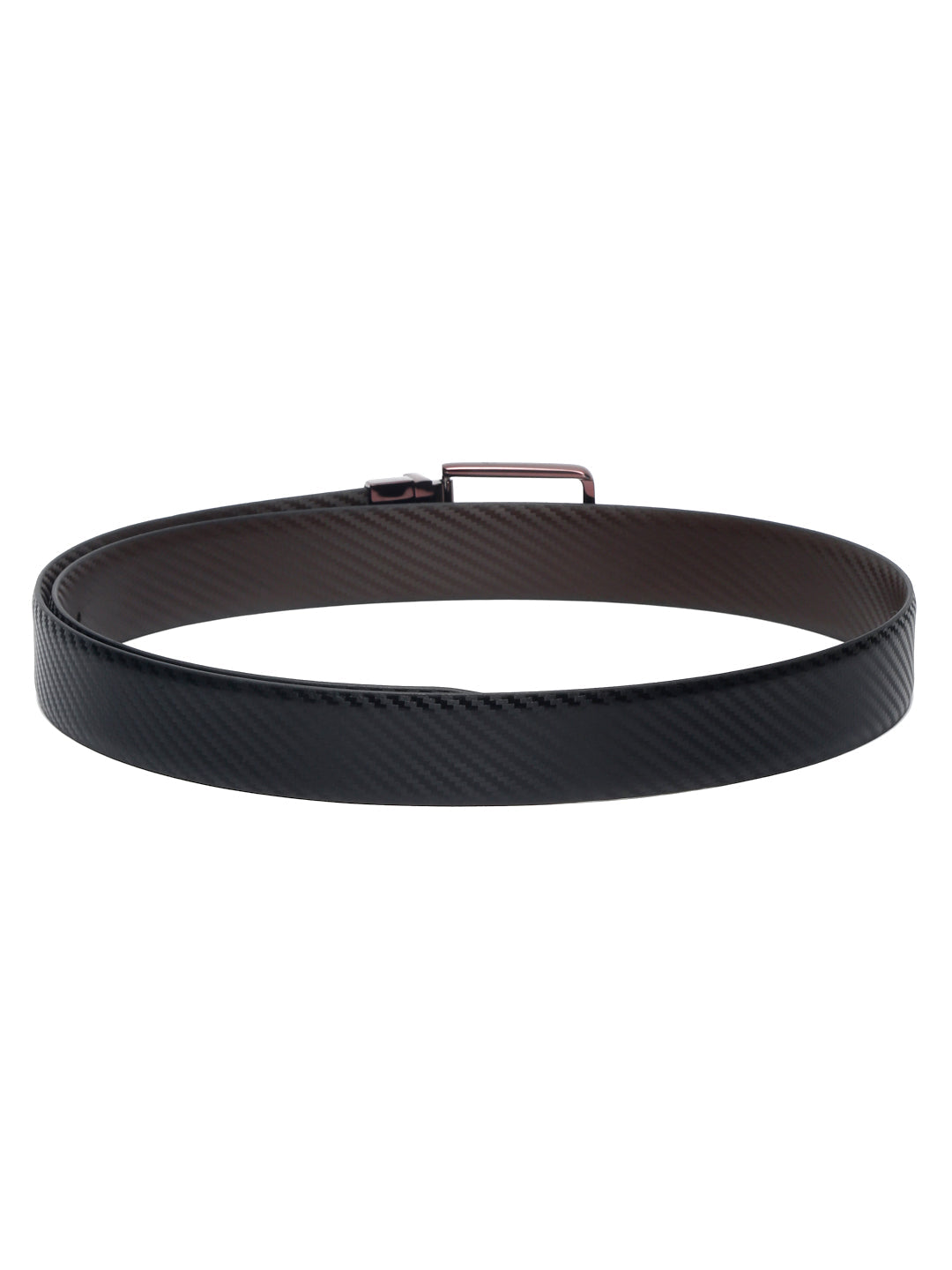 Men'S Black & Brown Formal Italian Leather Reversible Belt For Men