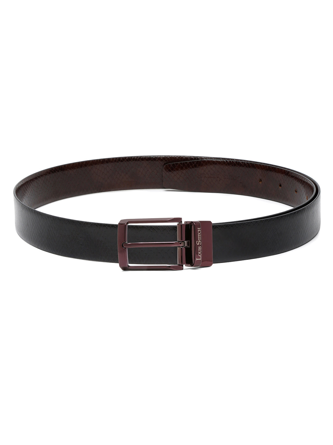 Handcrafted Spanish Leather Reversible Belt For Men