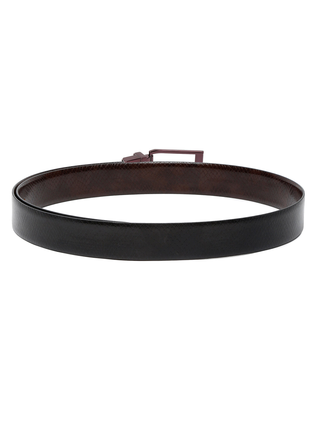 Handcrafted Spanish Leather Reversible Belt For Men