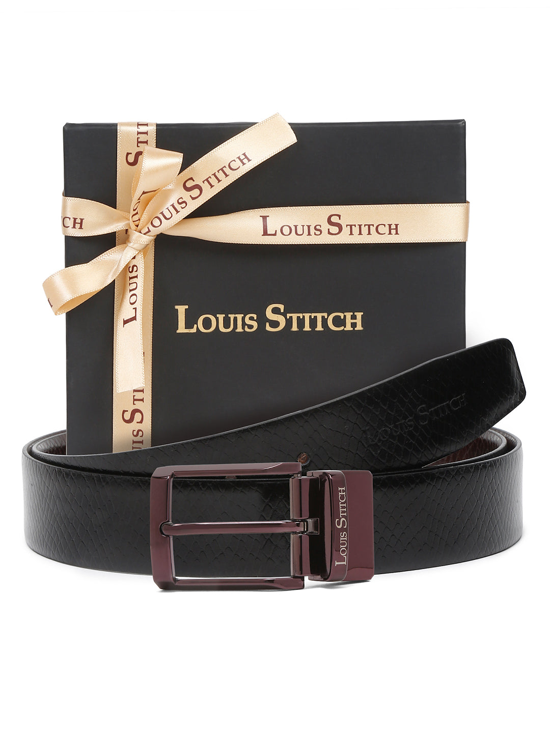 Handcrafted Spanish Leather Reversible Belt For Men