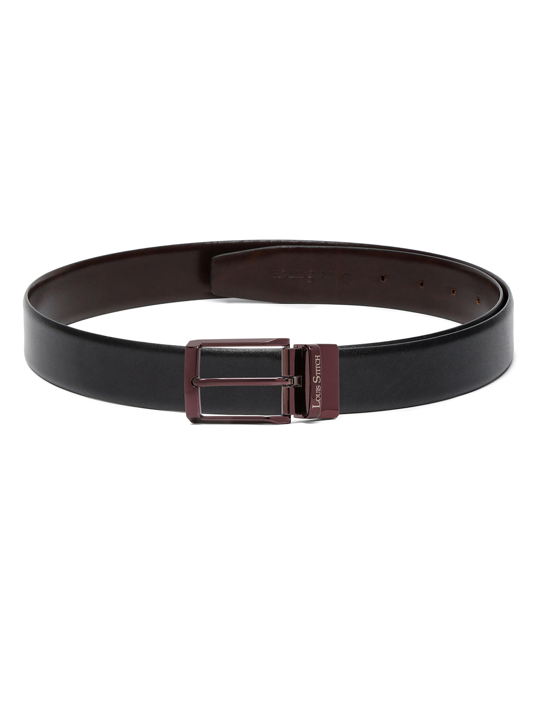 Handcrafted Spanish Leather Reversible Belt For Men