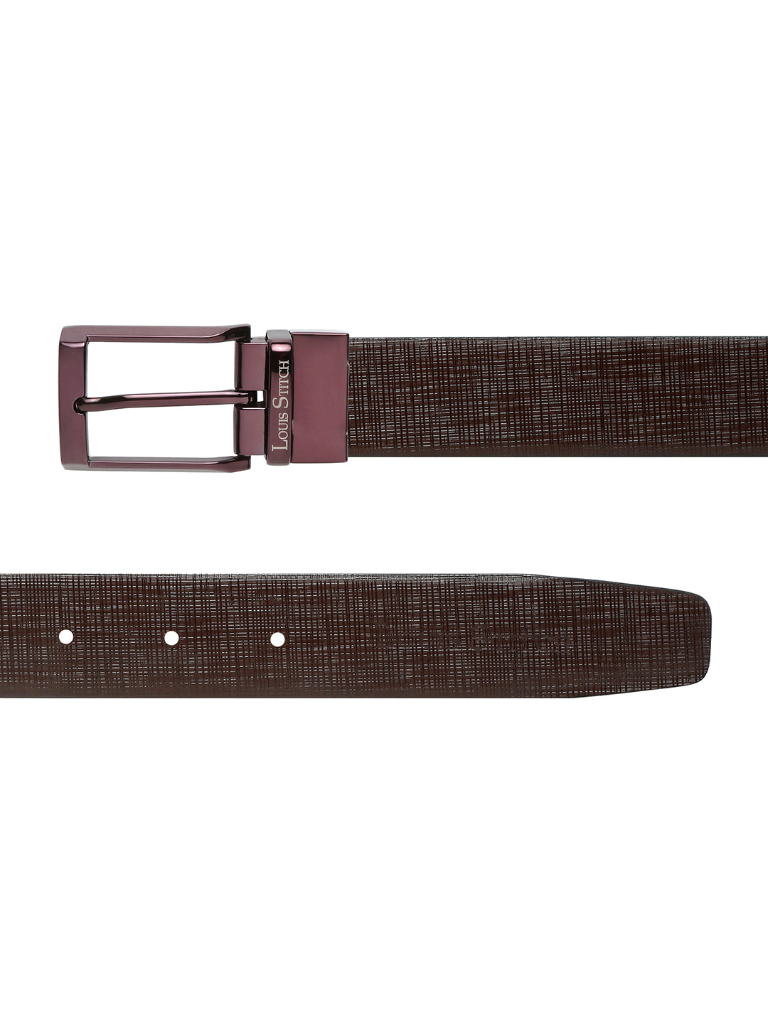 Handcrafted Spanish Leather Reversible Belt For Men