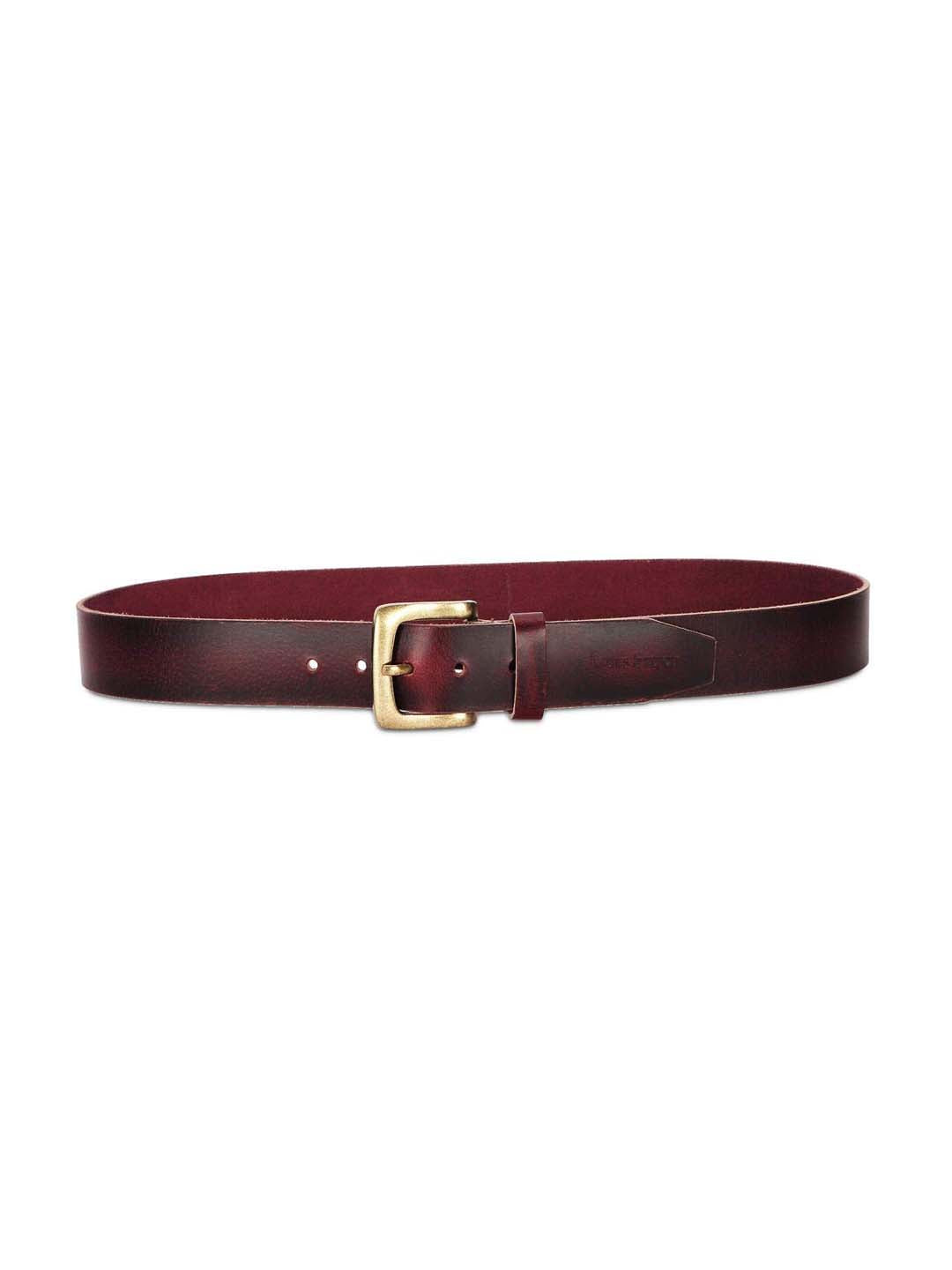 Men's Rosewood Casual Italian Leather Belt For Men