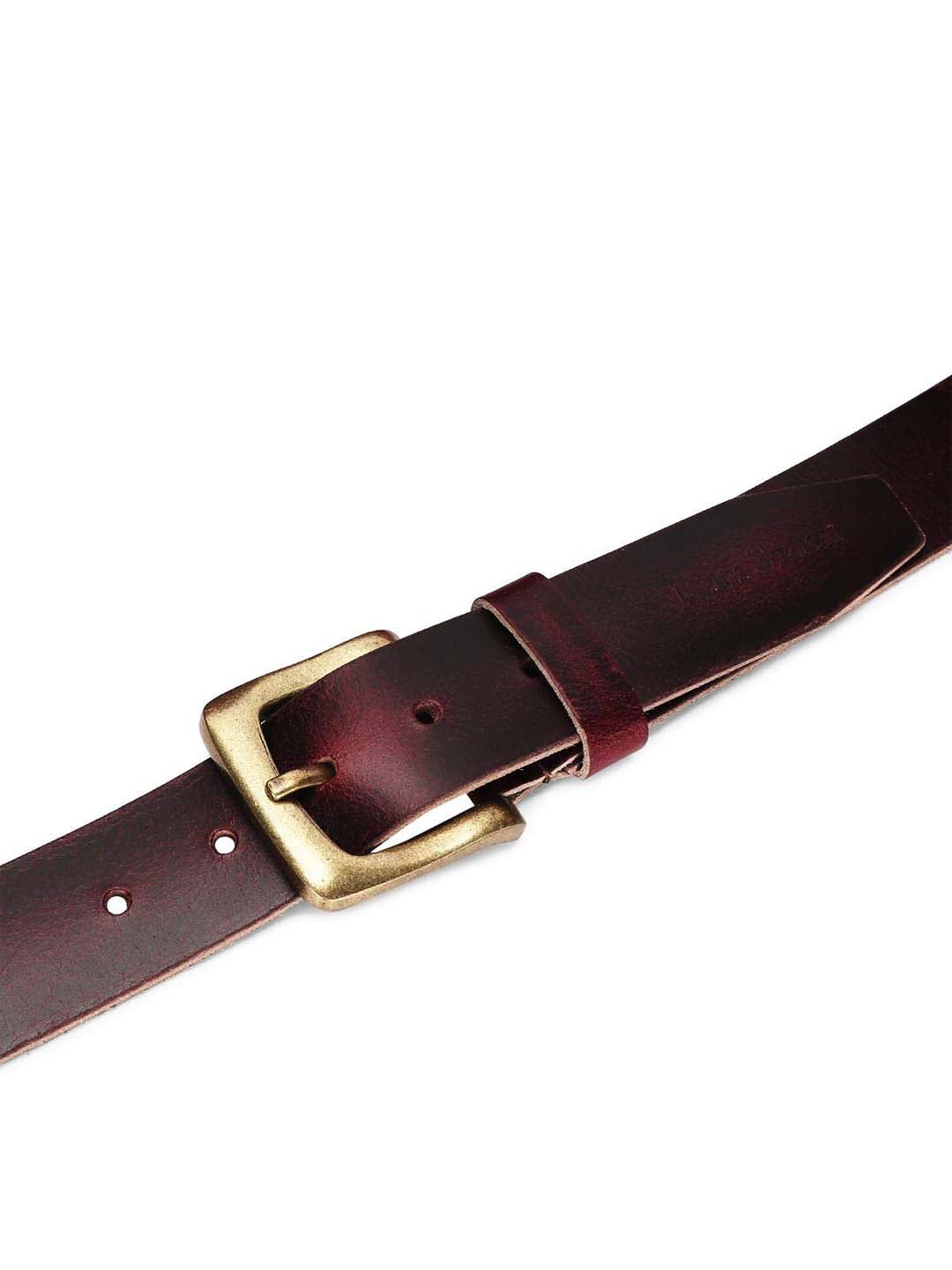 Men's Rosewood Casual Italian Leather Belt For Men