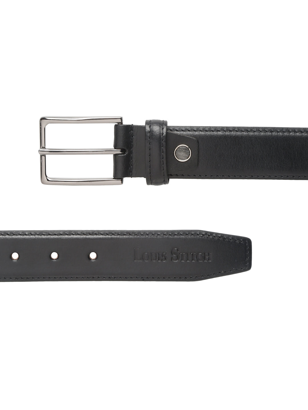 Men's Olive Black Casual Italian New Buck Leather Belt For Men