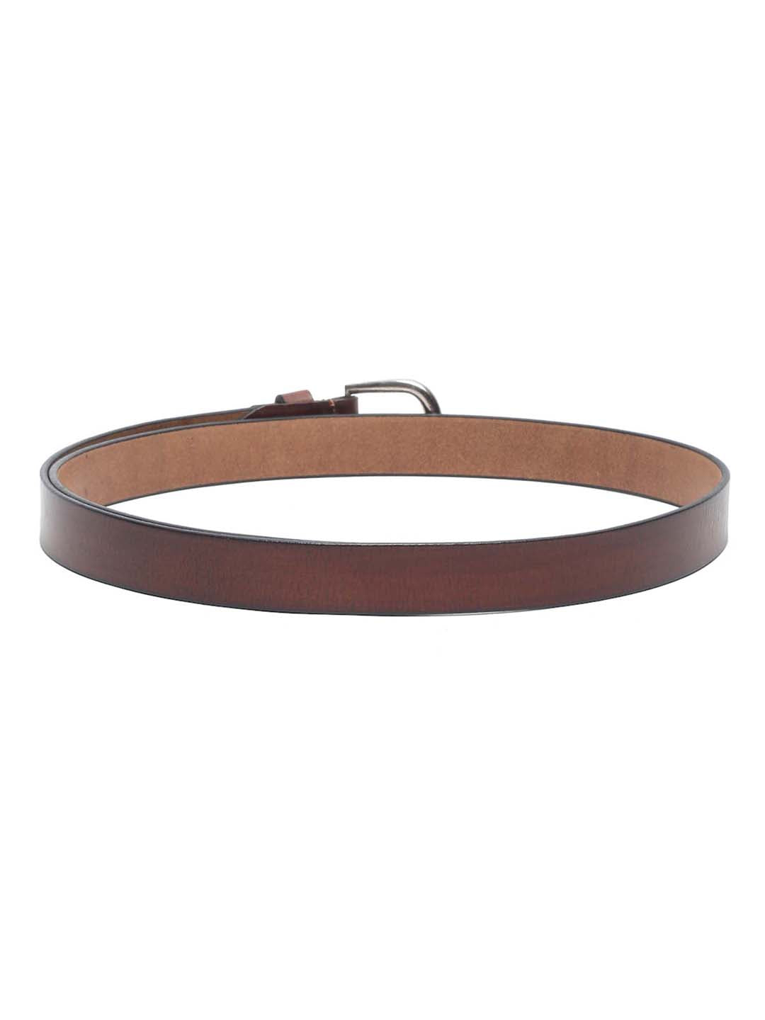 Men's Tan Casual Italian Leather Belt For Men