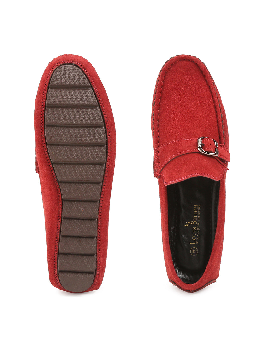 Handmade Italian Suede Leather Penny Loafers