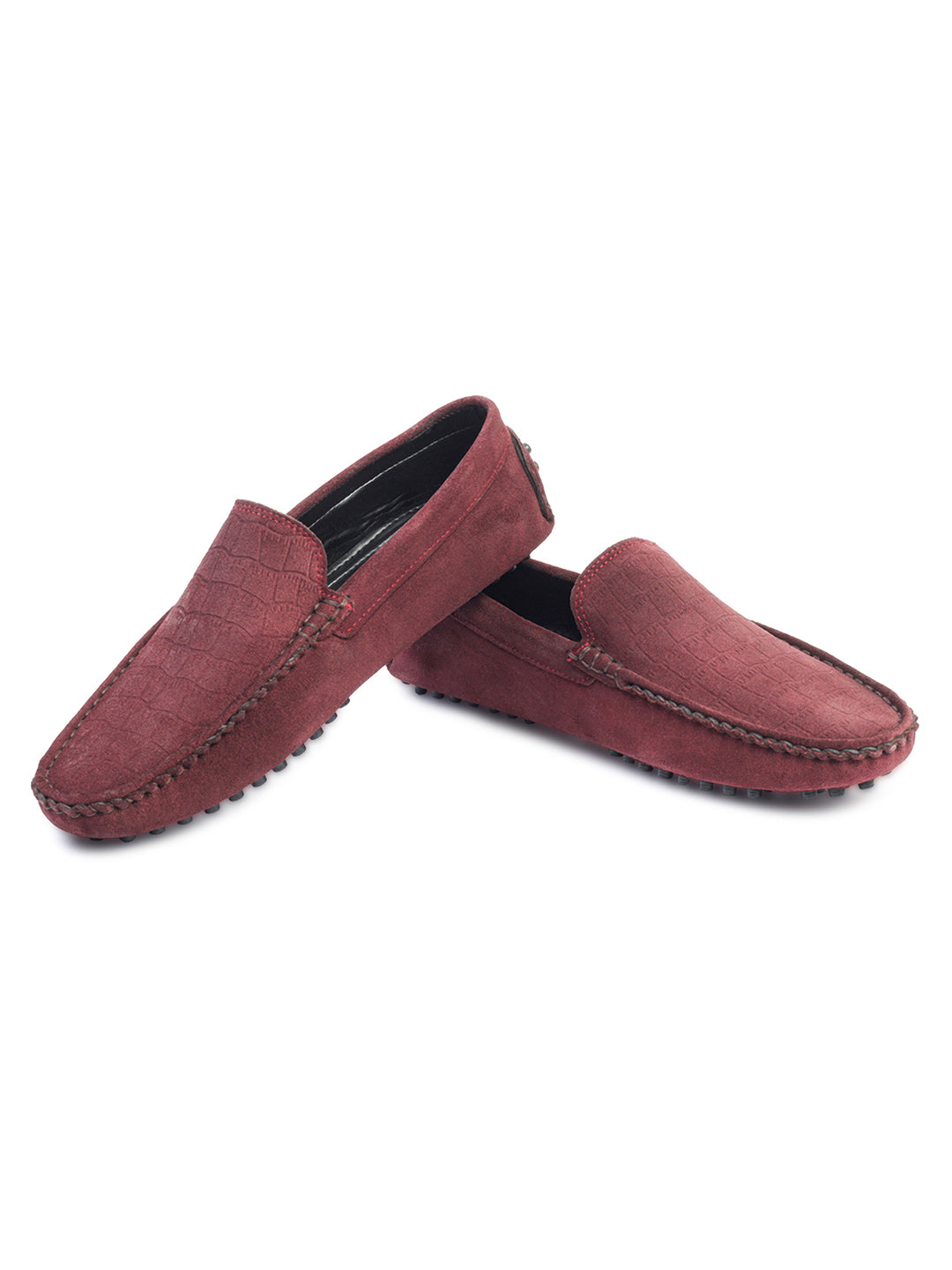 Handmade Italian Suede Leather Penny Loafers