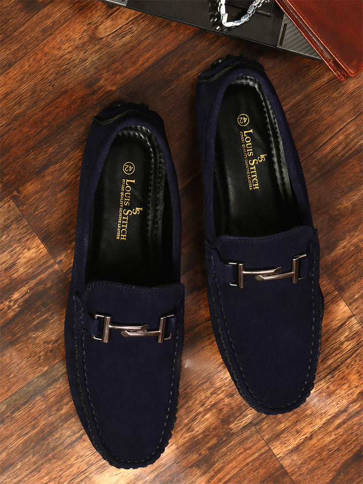 Buy Handmade Italian Suede Leather Penny Tassel Loafers - Louis Stitch